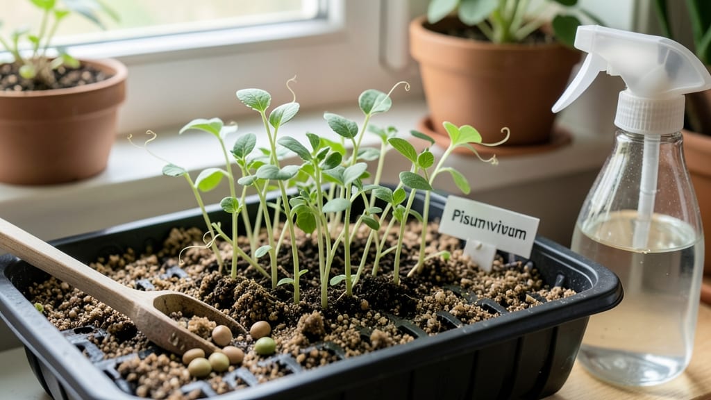 Sowing Peas Indoors: Early Start for Bushy, Productive Plants
