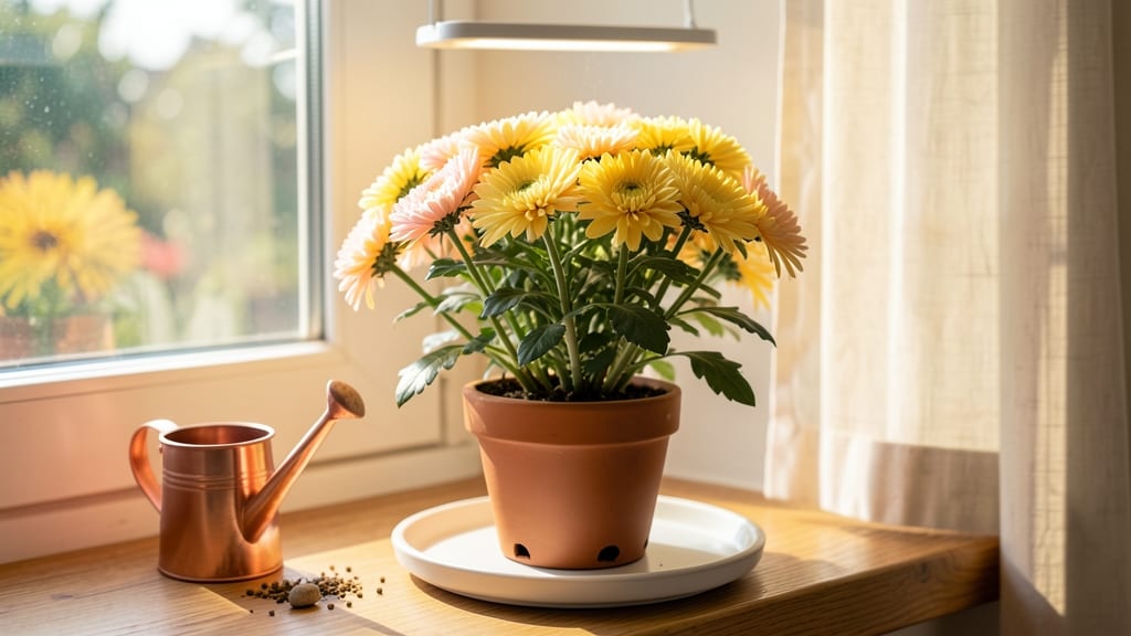 Can Mums Be Grown Indoors: Light Requirements and Variety-Specific Tips