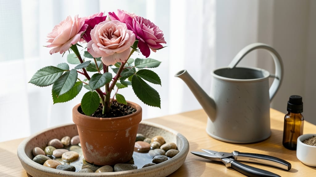 Indoor Rose Care: Year-Round Blooms Through Pruning Precision