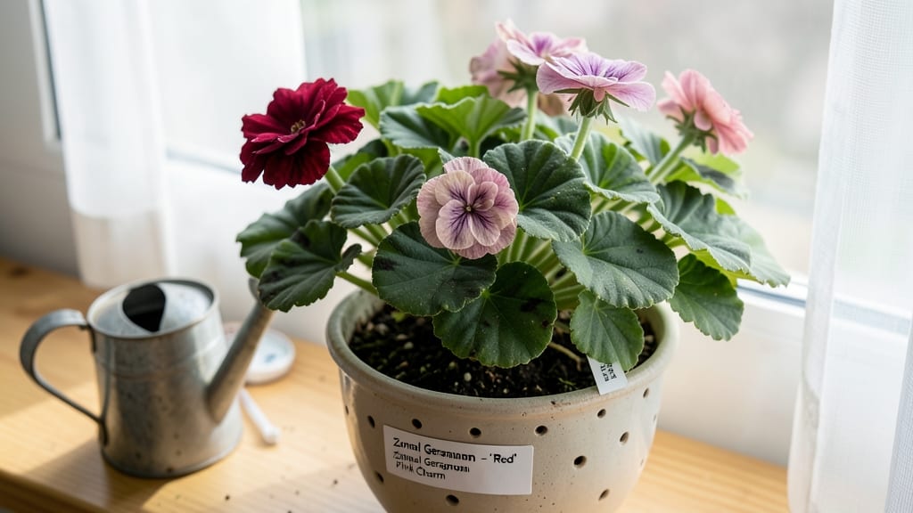 Geraniums Wintering Indoors: Year-Round Fragrance With 3 Light Trims