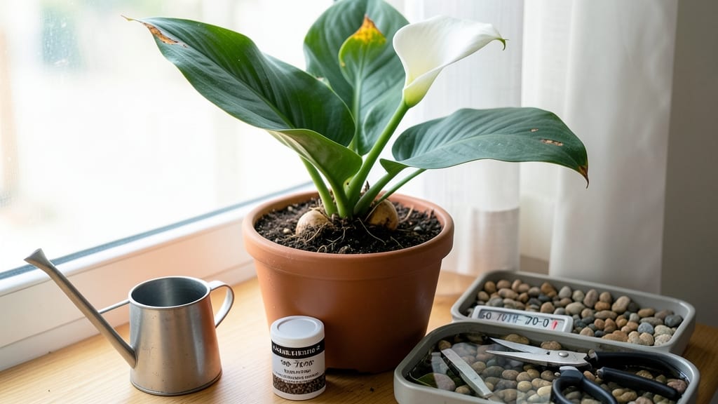 How to Care for Calla Lilies Indoors in Winter: Year-Round Beauty With Light, Humidity Hacks