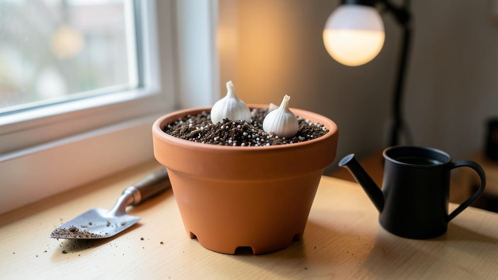 Can Garlic Be Grown Indoors: Light, Soil, and Success Tips for Pungent Harvests