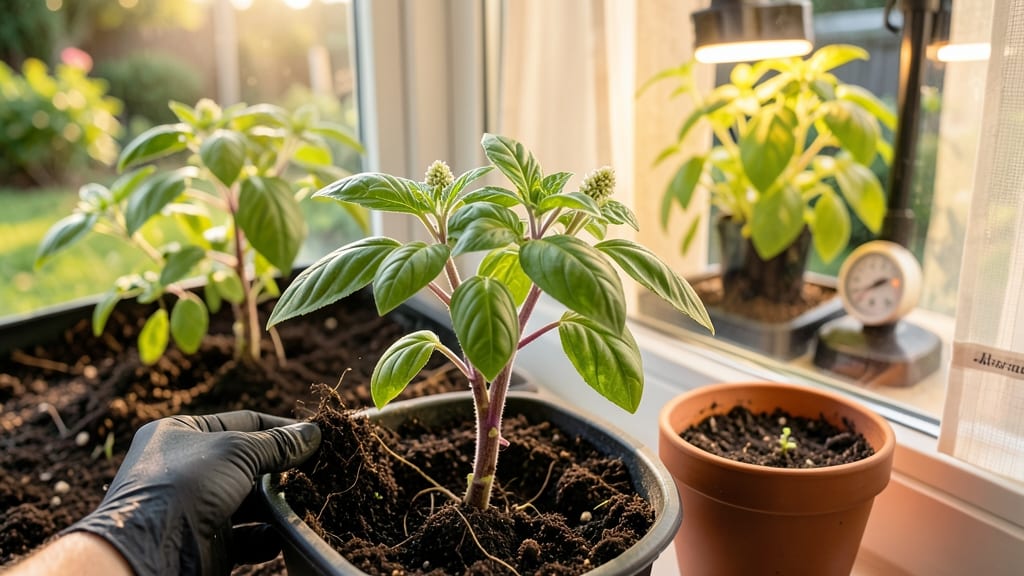 When to Bring Basil Indoors: Exact Temperature Triggers for Peak Flavor