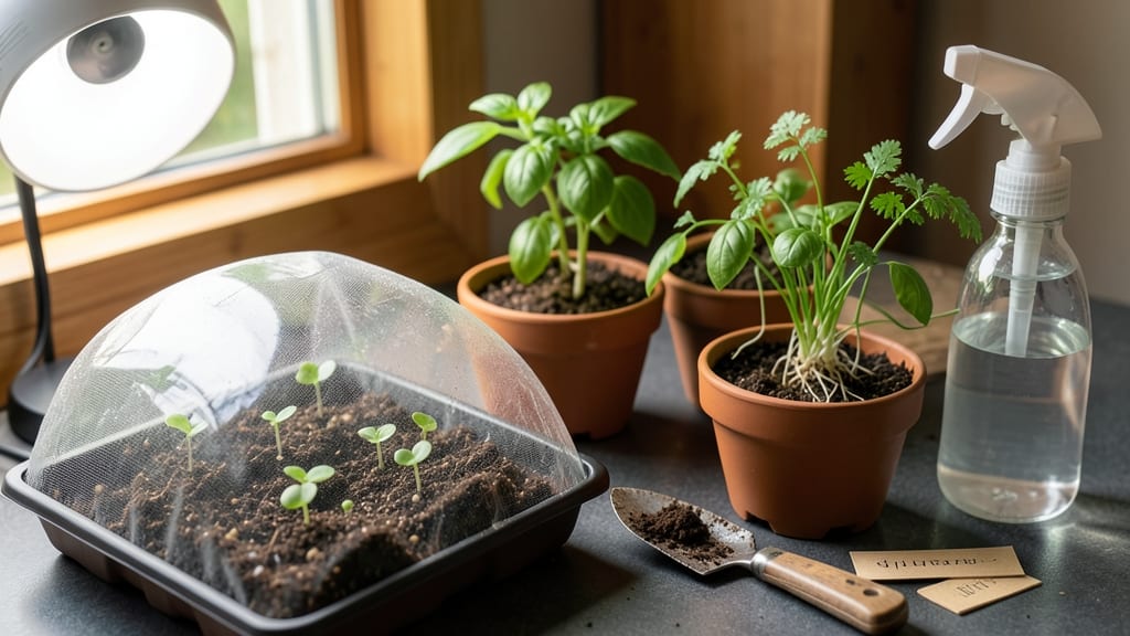 How to Grow Herbs From Seeds Indoors: Sunlit Windowsill Success in 6 Weeks