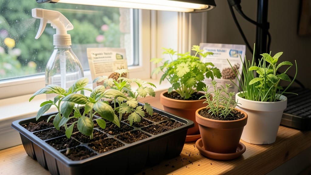 Indoor Herb Seeds: Fast-Germinating Varieties for Kitchen Windowsills