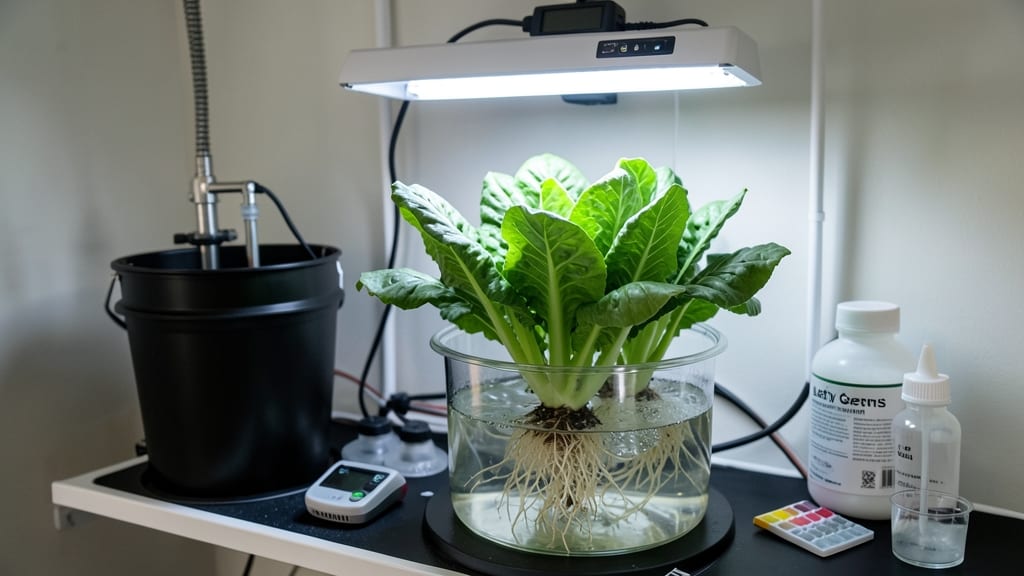 Indoor Hydroponics Gardening: Fast-Growth System for Compact Spaces