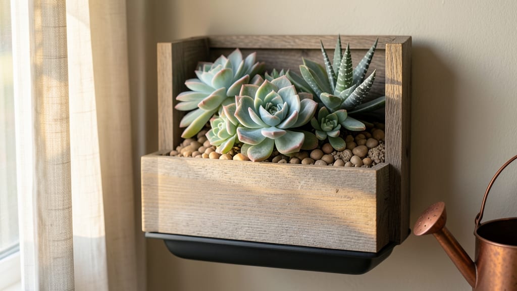 Indoor Succulent Wall Planter: Vertical Garden That Thrives Without Sunlight