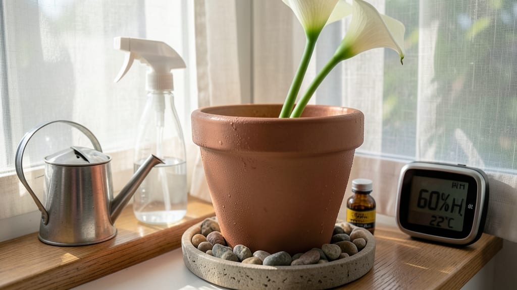 Care of Calla Lilies Indoors: Year-Round Elegance With Minimal Pruning