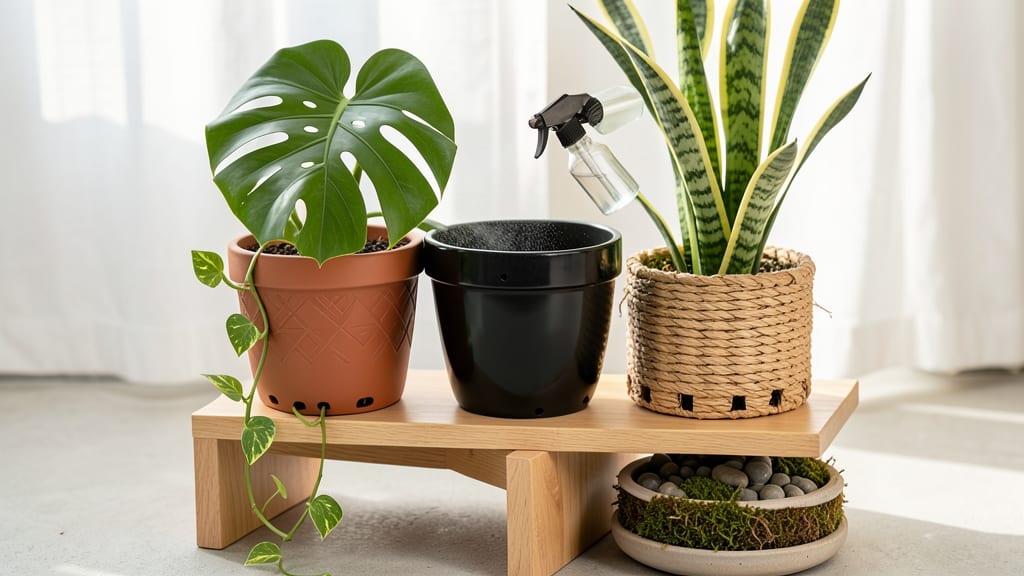 Flower Pots for Indoor Plants: Space-Saving Stylish Homes for Greenery