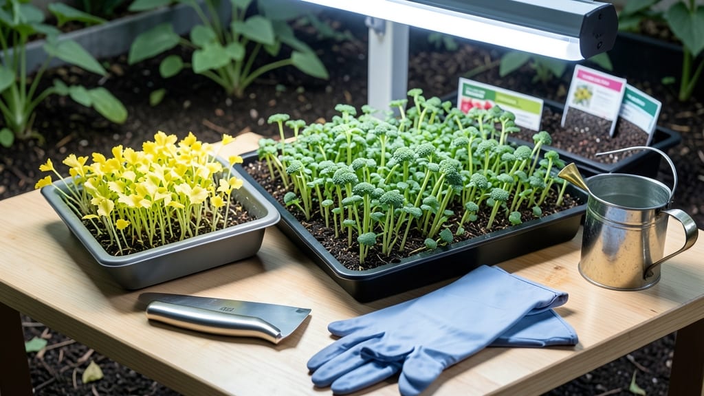 Growing Microgreens Indoors: Sunlit Window Harvest in 10 Days