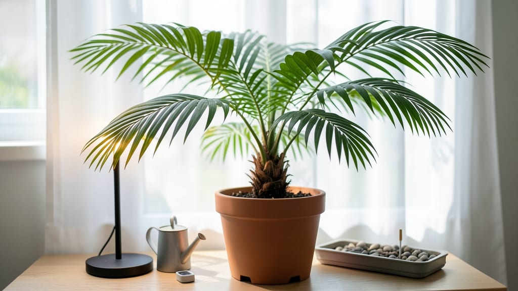 Grow A Palm Tree Indoors: Tropical Height in Low-Light Spaces