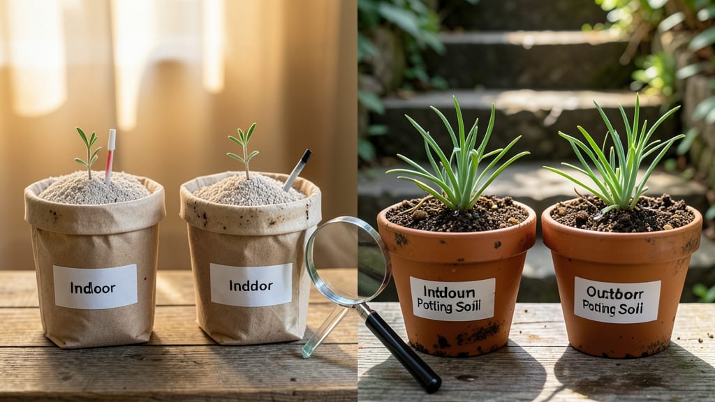 Difference Between Indoor and Outdoor Potting Soil: Key Differences for Thriving Plants