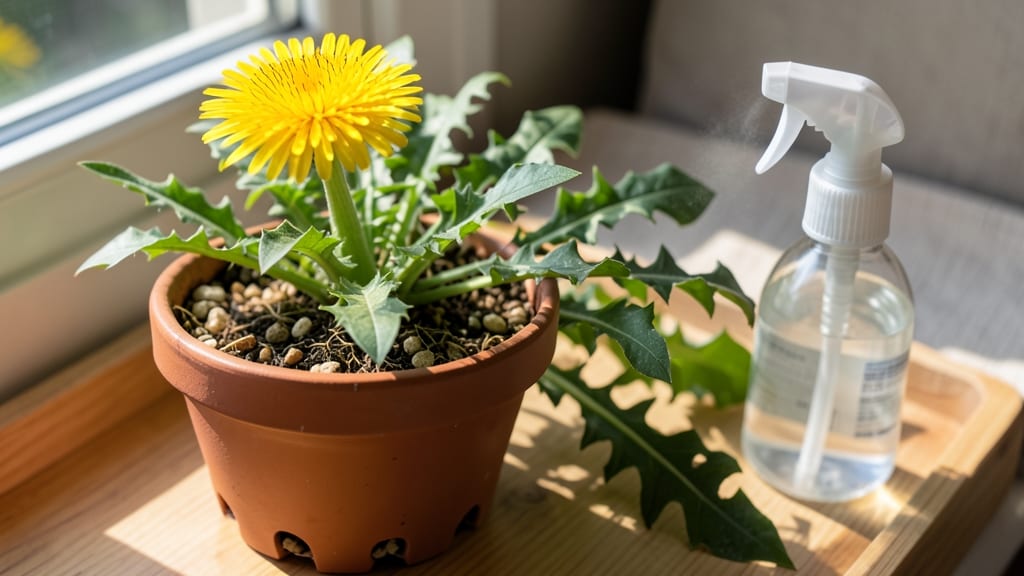 Growing Dandelions Indoors: Light Needs and Container Hacks for Success