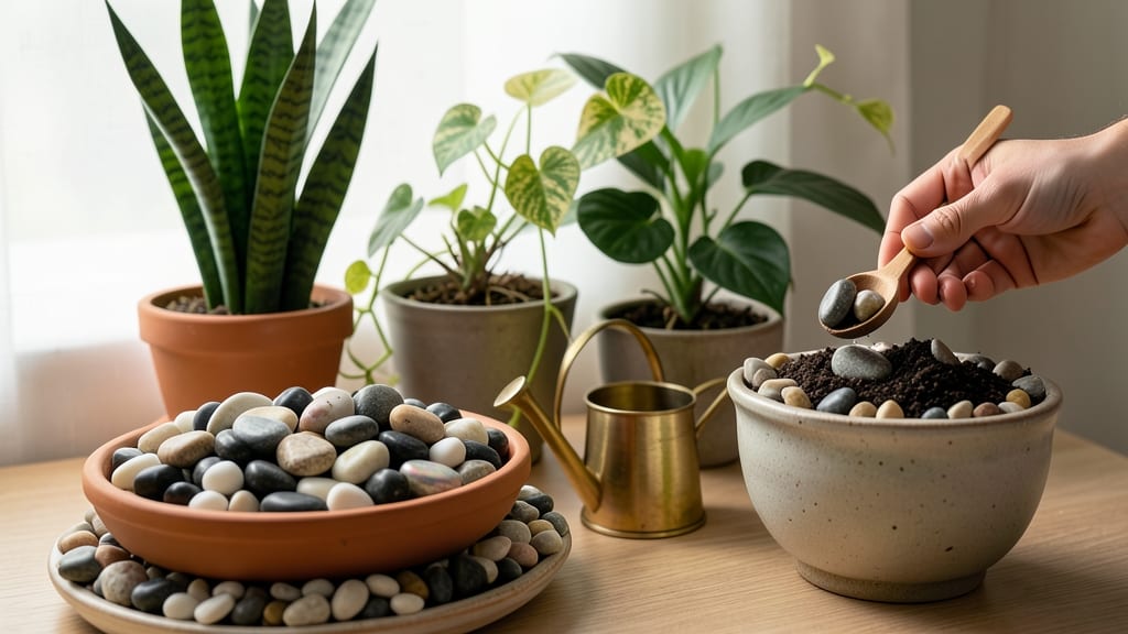 Pebbles for Indoor Plants: Drainage Boosters That Prevent Root Rot