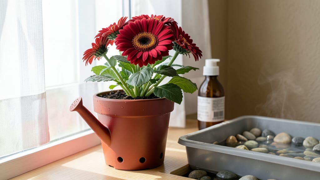Gerbera Plants Care Indoors: Bright Light and Deadheading Secrets
