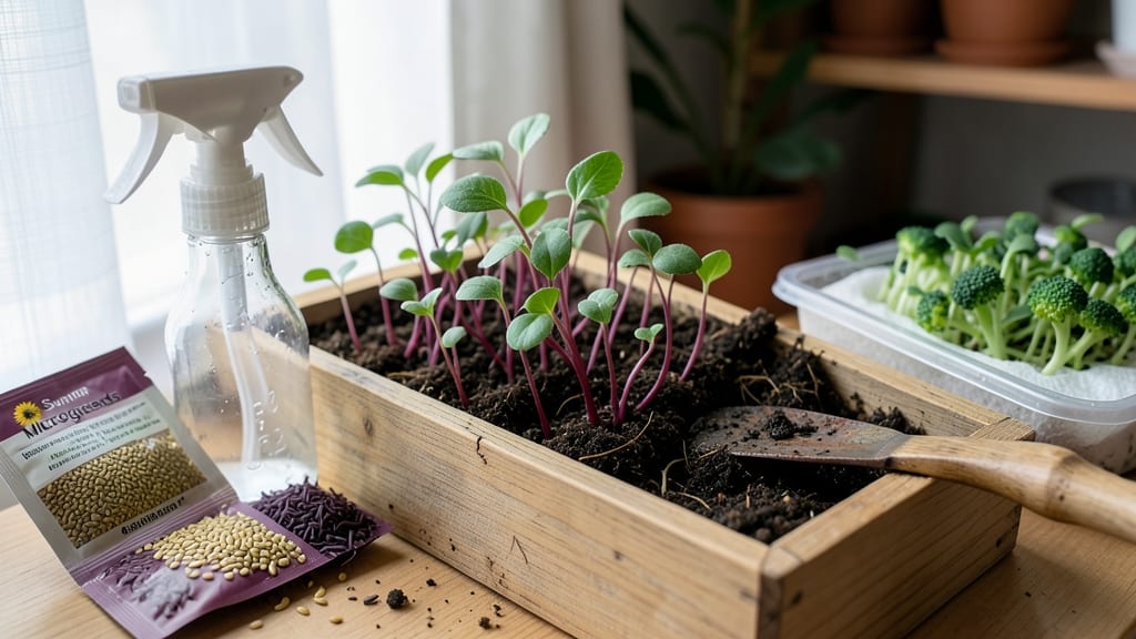 Planting Sprouts Indoors: Sunlight Hack for Fast Germination in 4 Days