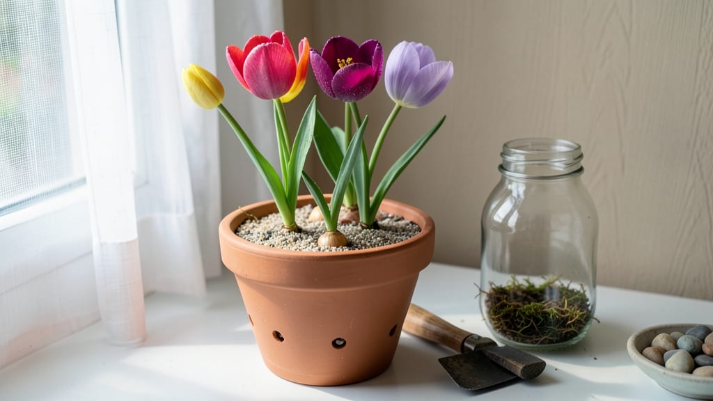 Forcing Tulips Indoors: Winter Blooms in 6 Weeks With Paperclip Trick