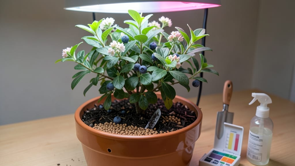 Grow Blueberries Indoors: Year-Round Harvest With Containers