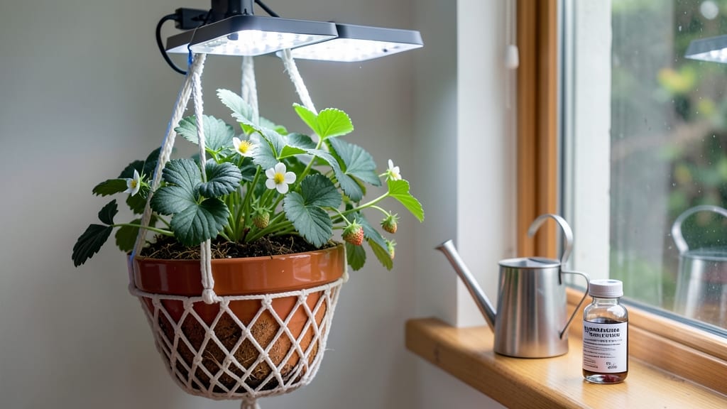 Growing Strawberries Indoors: Sunlit Window Harvests Without the Garden