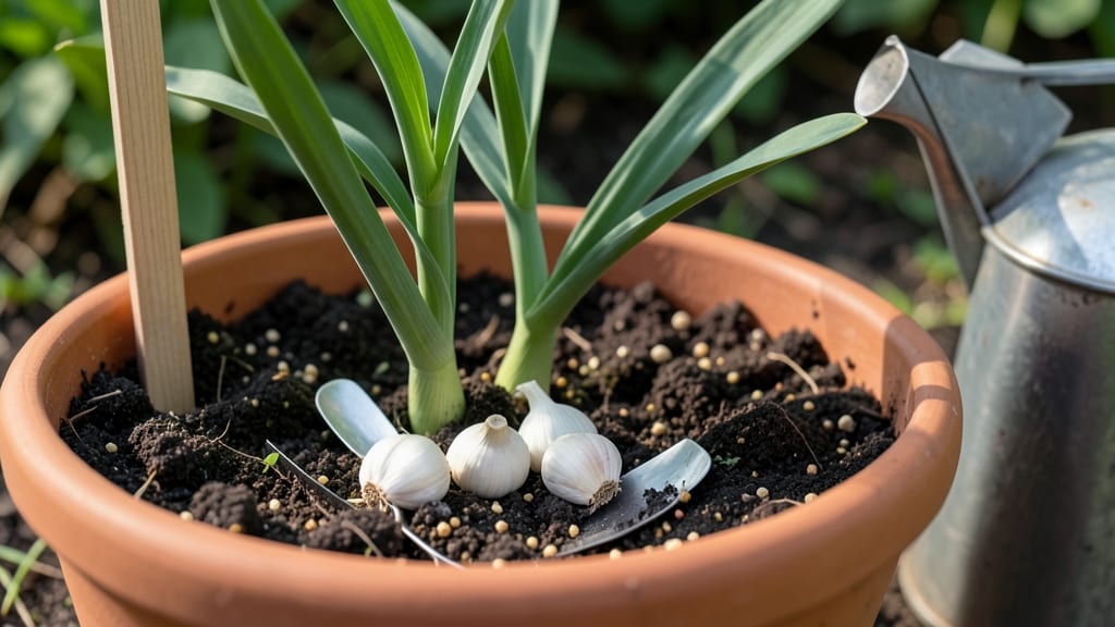 How to Grow Garlic in a Pot Indoors: Year-Round Harvest With Minimal Space