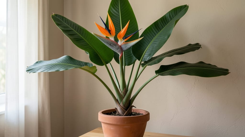 Large Indoor Bird of Paradise Plant: Towering Tropics That Thrive Without Sunlight