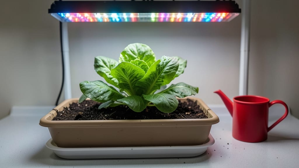 Growing Lettuce Indoors: Sunlight Hack for Leafy Harvests in 4 Weeks