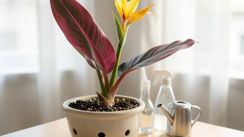 Growing Cannas Indoors: Year-Round Tropical Blooms in Sunlit Windows