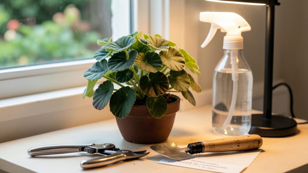 How to Winter Over Geraniums Indoors: Lush Growth Secrets Through Pruning and Light