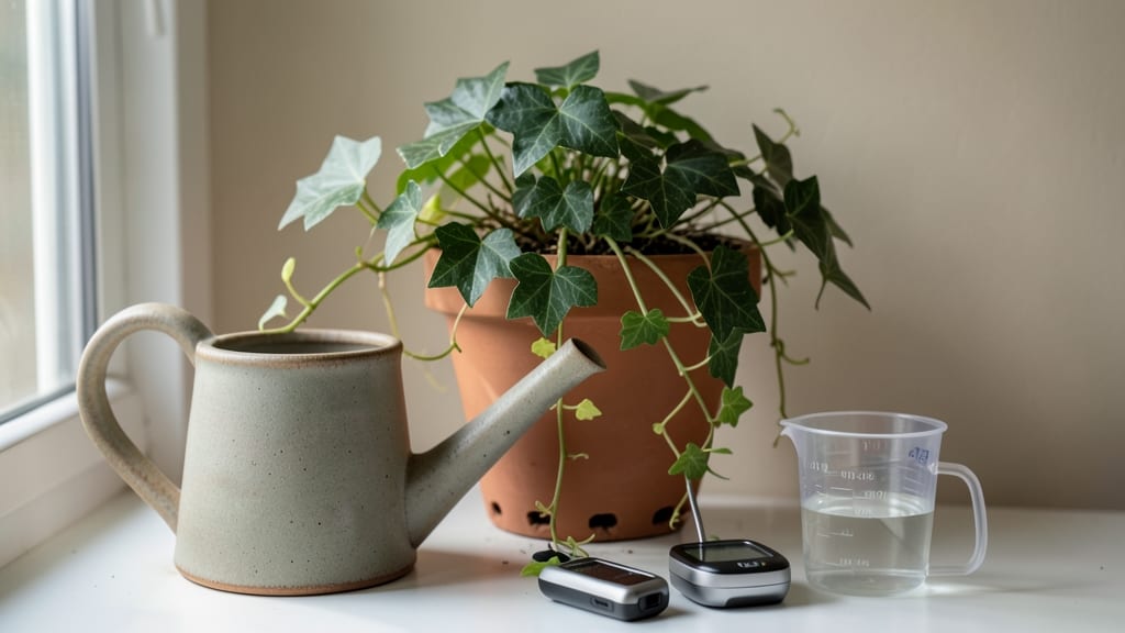 How Often to Water Ivy Plants Indoors: The 5-Week Soil Check Method