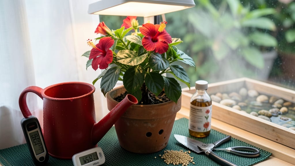 Care of Hibiscus Plant Indoors: Thriving Lushness With Bright Light Hacks