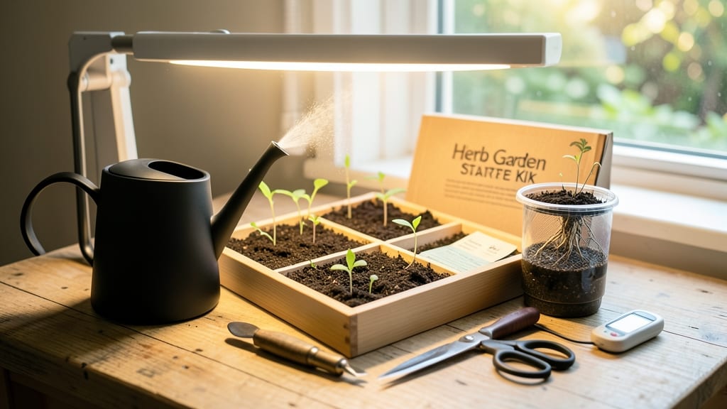 Indoor Garden Starter Kit: Beginner-Friendly Herbs and Veggies in Small Spaces