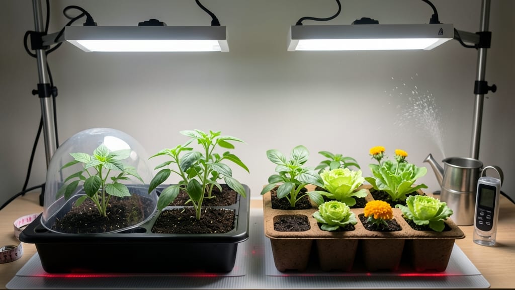 Grow Lights For Starting Seeds Indoors: Spectrum-Perfect Germination in 7 Days