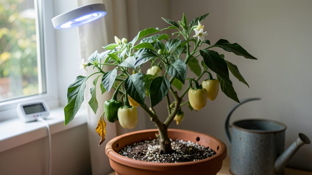 Overwintering Pepper Plants Indoors: Light-Loving Survival Guide for Year-Round Harvests