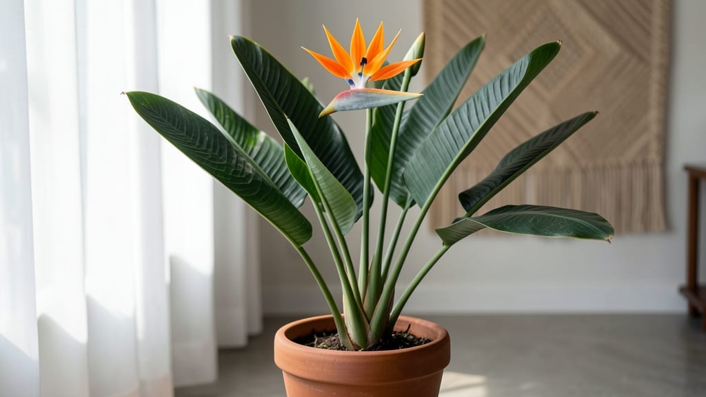 Indoor White Bird of Paradise Growing Guide: Tropical Lushness Without Direct Sunlight