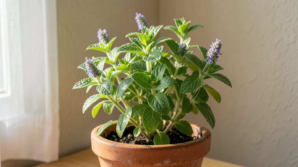 Growing Mint Indoors: Lush Harvest in Sunlit Windowsills