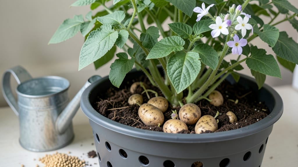 How to Grow Potatoes in a Bucket Indoors: Stackable Harvest in Tiny Spaces