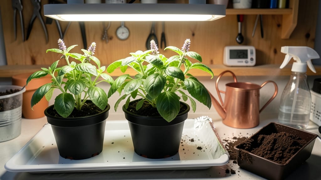 Growing Herbs Indoors Without Sunlight: Thriving Greens With LED Grow Lights