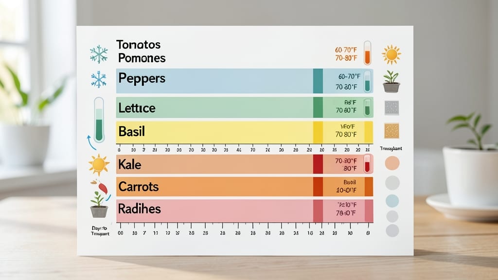 When to Start Seeds Indoors Chart: Last-Frost Dates by Plant Type