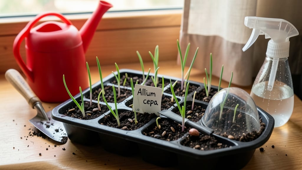 How to Grow Onions from Seeds Indoors: Fast Germination Secrets for Year-Round Harvests